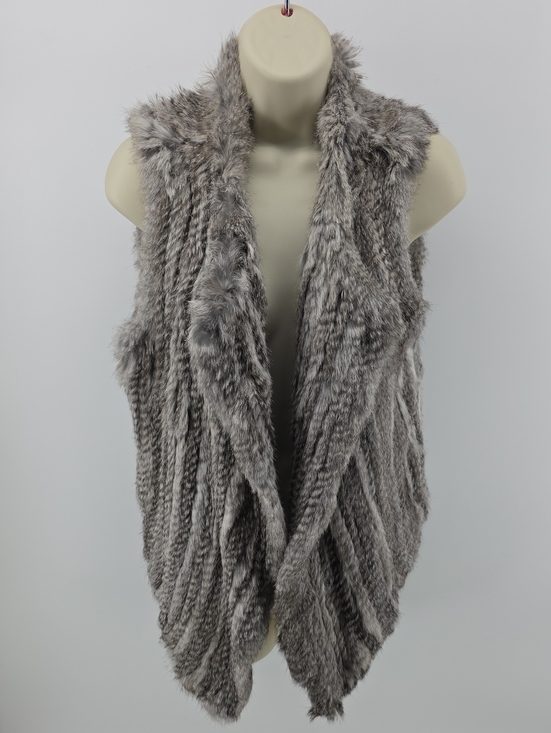 Joie Jackets & Blazers - Joie Silver Gray REAL Fur Vest